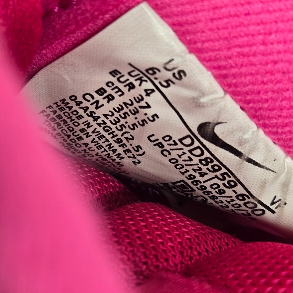 Nike Women Air Force 1 Low Fireberry Bright Pink Sneakers Sz 6.5 DD8959-600 - Picture 10 of 11